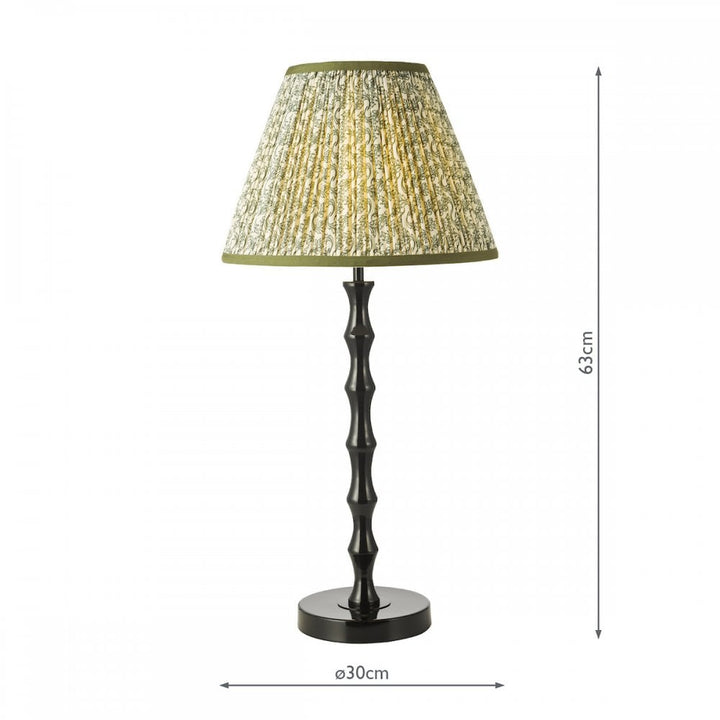 Dar SIY4222-EST1224 Siyanda Table Lamp Black With Shade