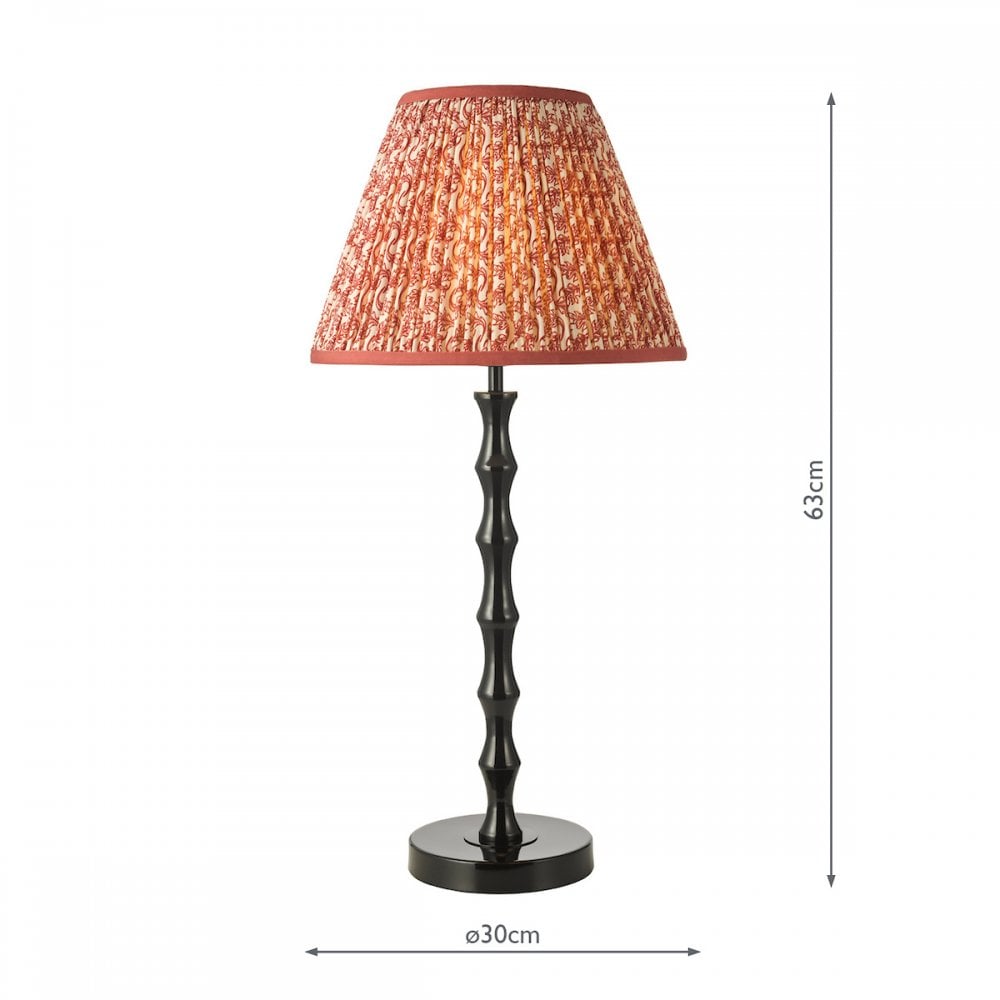 Dar SIY4222-EST1225 Siyanda Table Lamp Black With Shade