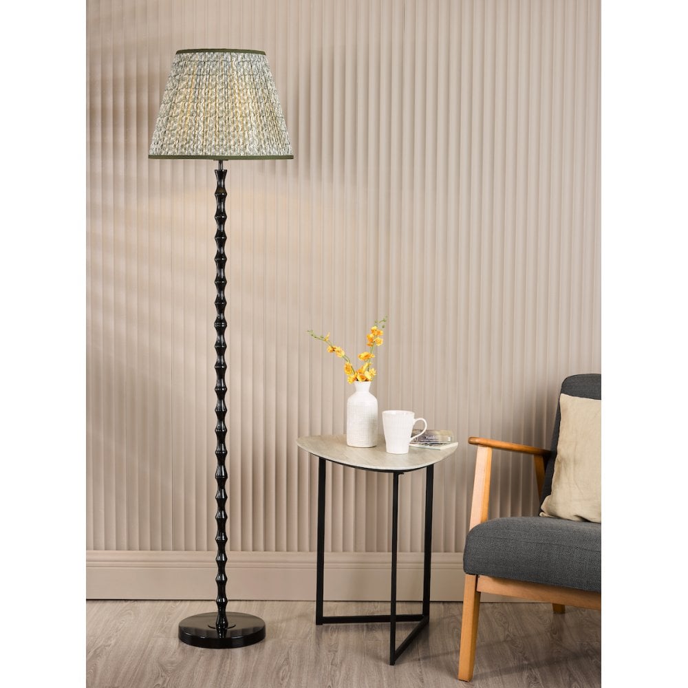 Dar SIY4922-EST1624 Siyanda Floor Lamp Black With Shade