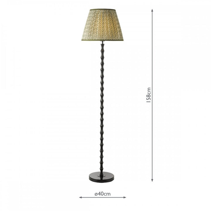 Dar SIY4922-EST1624 Siyanda Floor Lamp Black With Shade