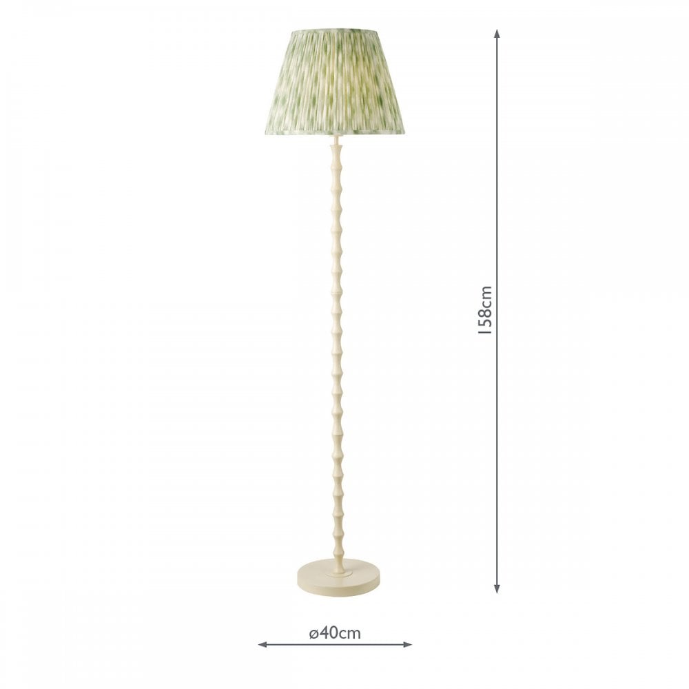 Dar SIY4933-IKA1624 Siyanda Floor Lamp Cream With Shade