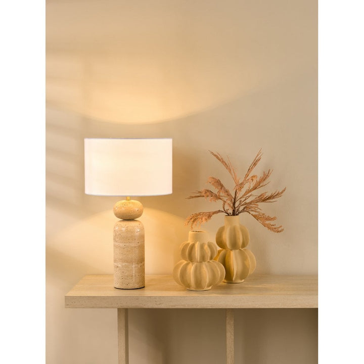 Dar SOY4229-PYR142 Soyala Table Lamp Brown With Shade