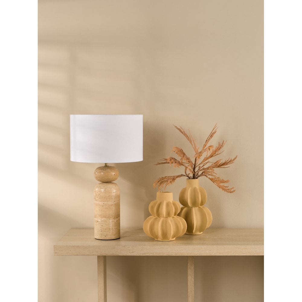 Dar SOY4229-PYR142 Soyala Table Lamp Brown With Shade