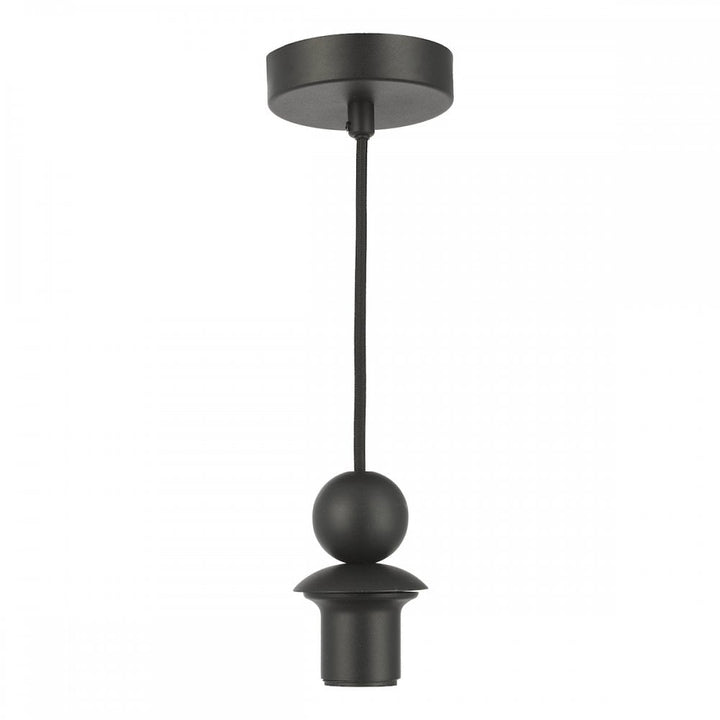 Dar SP73 1 Light Matt Black E27 Suspension