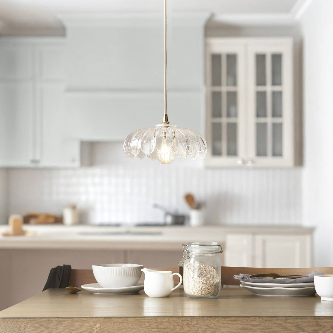 Endon 118776 Camellia Easyfit Pendant Clear Glass