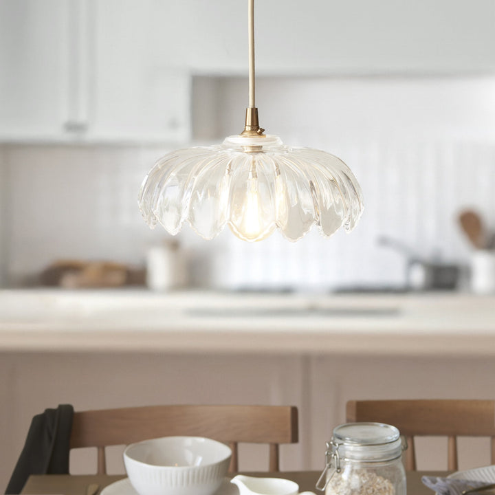 Endon 118776 Camellia Easyfit Pendant Clear Glass