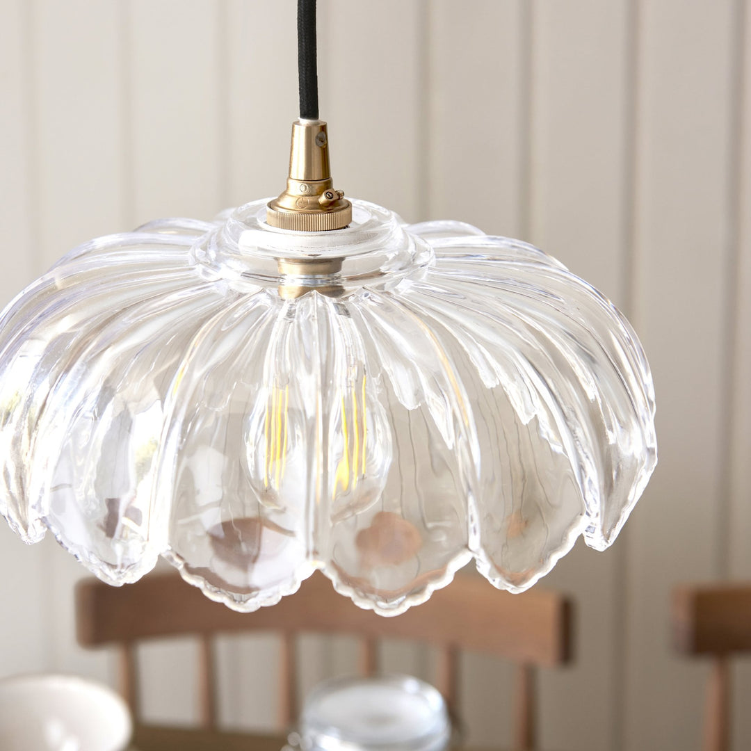 Endon 118776 Camellia Easyfit Pendant Clear Glass