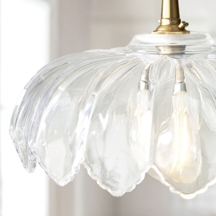 Endon 118776 Camellia Easyfit Pendant Clear Glass