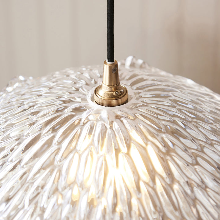 Endon 118777 Orchid Easyfit Pendant Clear Glass