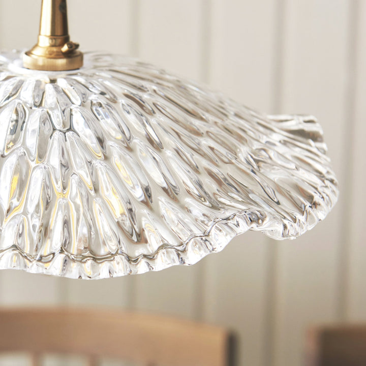 Endon 118777 Orchid Easyfit Pendant Clear Glass
