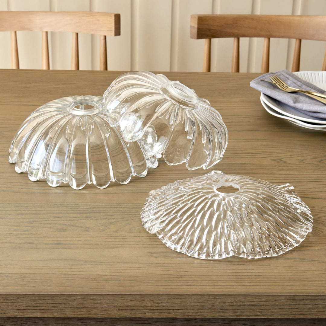 Endon 118777 Orchid Easyfit Pendant Clear Glass