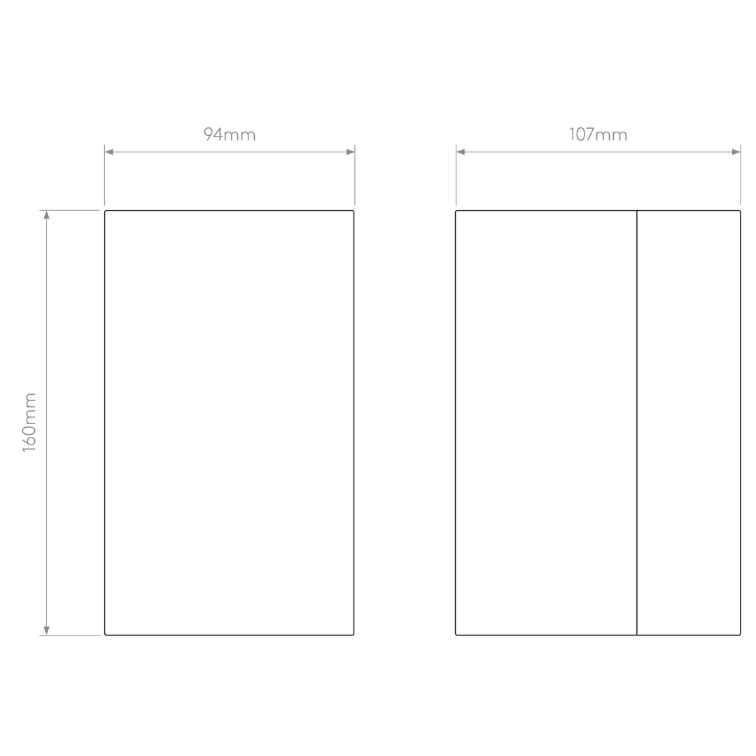Astro 1384020 Dunbar 160 LED Outdoor Wall Light Concrete
