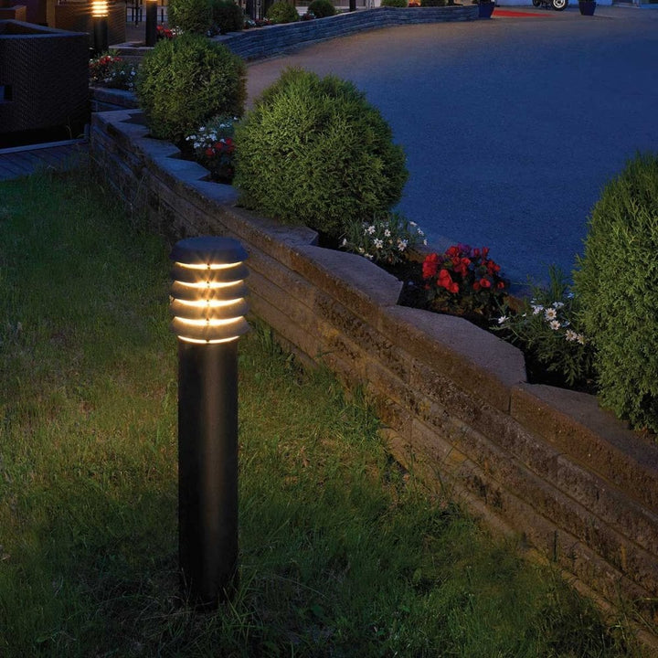 Norlys ALTA-L-E27-BLK Alta 1 Light Large Bollard Black