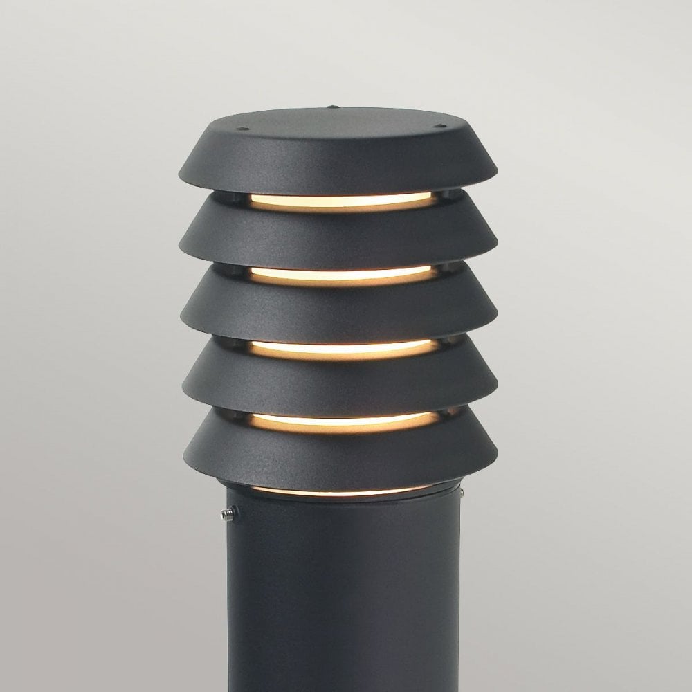 Norlys ALTA-L-E27-BLK Alta 1 Light Large Bollard Black
