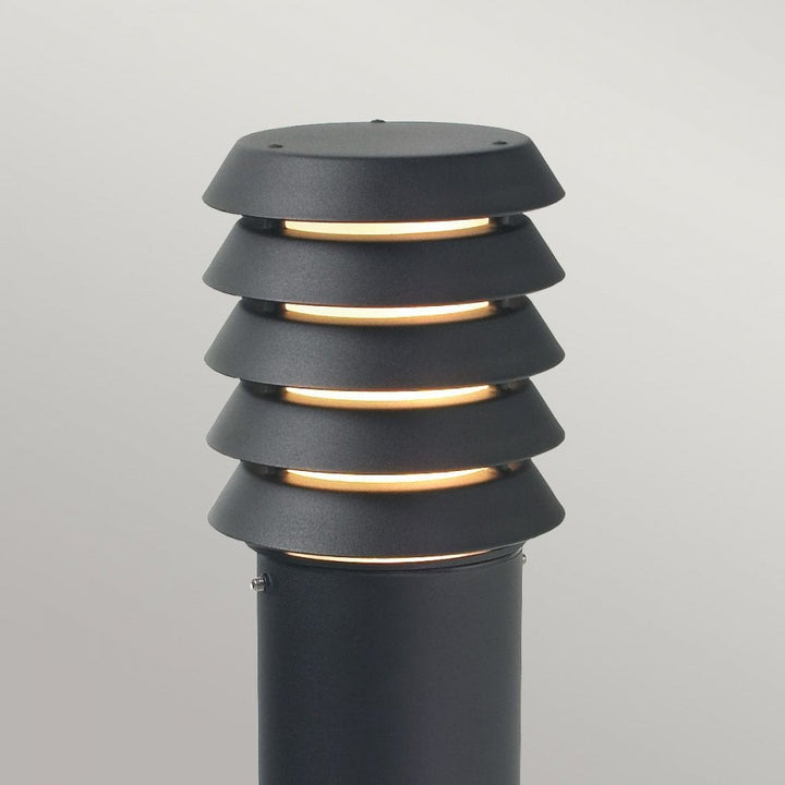 Norlys ALTA-L-E27-BLK Alta 1 Light Large Bollard Black