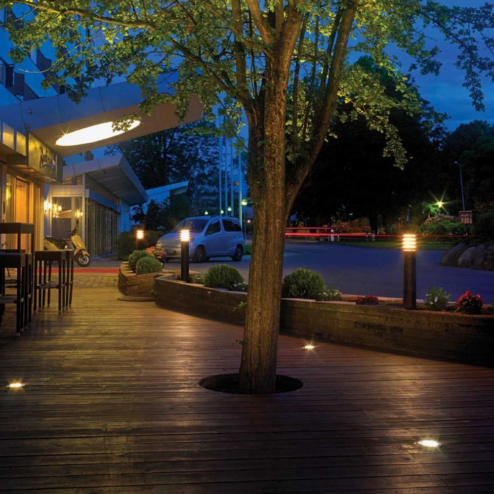 Norlys ALTA-L-E27-BLK Alta 1 Light Large Bollard Black