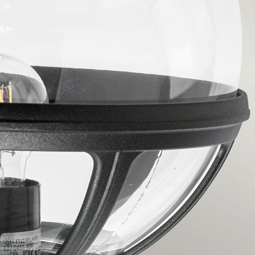 Norlys B1-BLACK-C Bologna 1 Light Up Wall Light Black