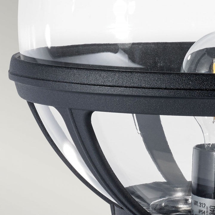 Norlys B3-BLACK-C Bologna 1 Light Pedestal Black