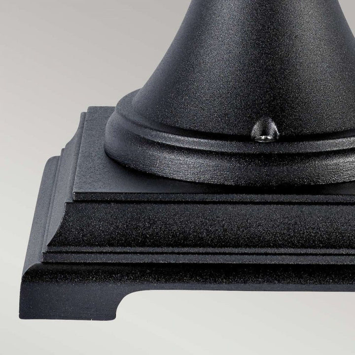 Norlys B3-BLACK-C Bologna 1 Light Pedestal Black