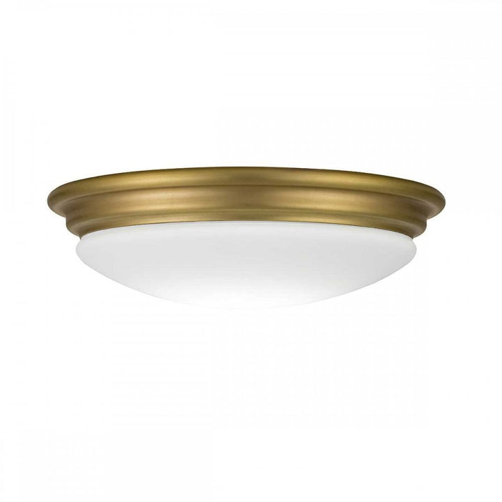 Elstead BATH-BROMPTON-F-BB Brompton 1 Light Flush Brushed Brass