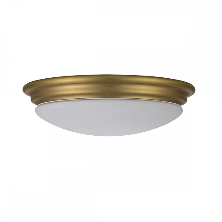Elstead BATH-BROMPTON-F-BB Brompton 1 Light Flush Brushed Brass