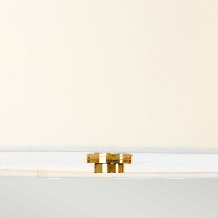 Elstead BATH-FALMOUTH-SF-FG Falmouth 3 Light Semi-Flush French Gold/ White Shade