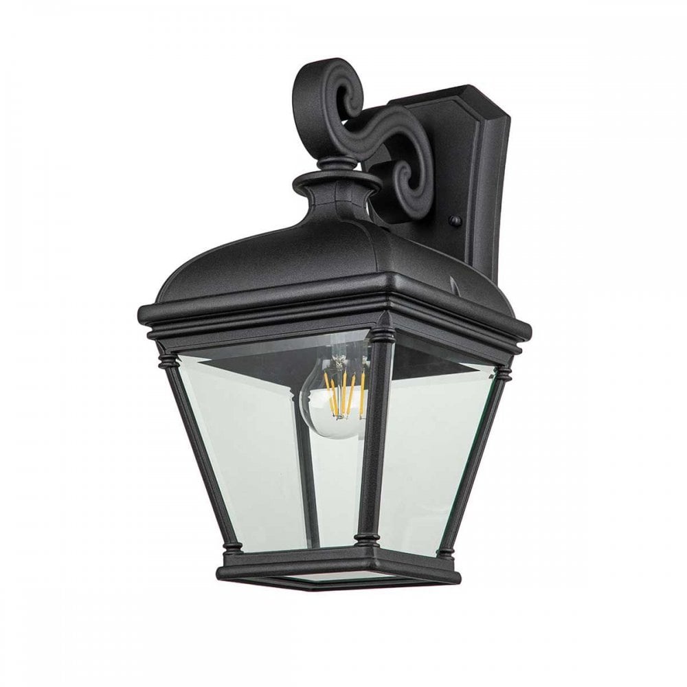 Elstead BAYVIEW-2L-BK Bayview 1 Light Large Wall Lantern Black