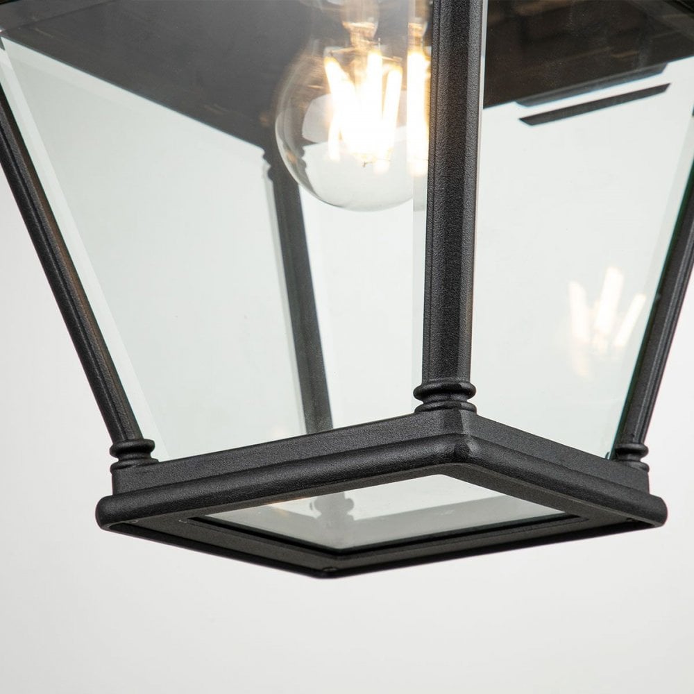 Elstead BAYVIEW-2L-BK Bayview 1 Light Large Wall Lantern Black