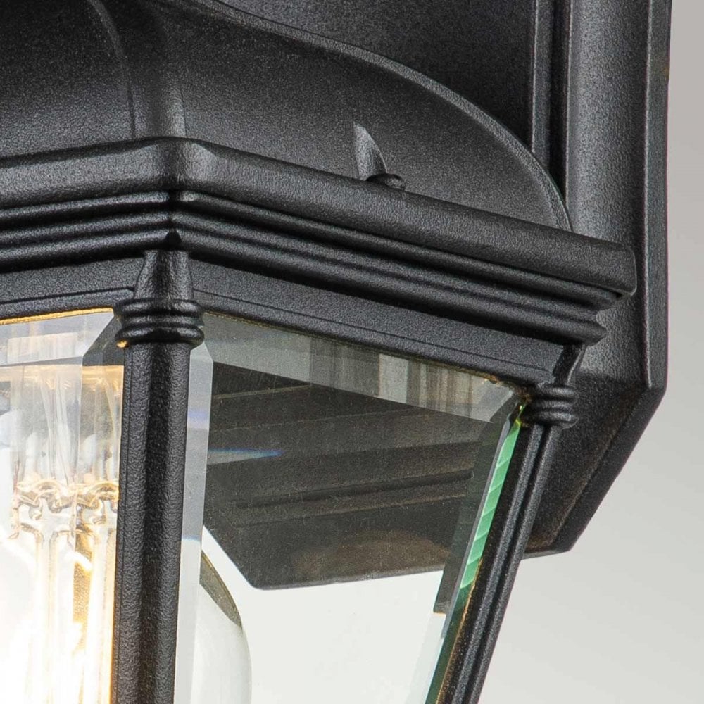 Elstead BAYVIEW-2S-BK Bayview 1 Light Small Wall Lantern Black