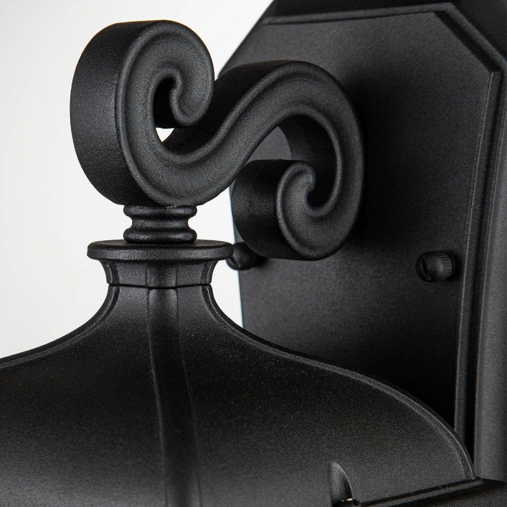 Elstead BAYVIEW-2S-BK Bayview 1 Light Small Wall Lantern Black