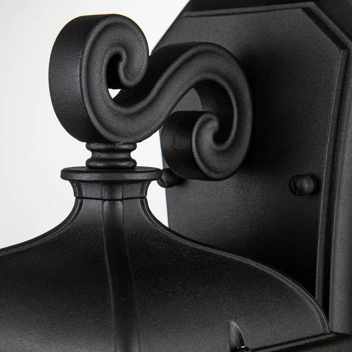 Elstead BAYVIEW-2S-BK Bayview 1 Light Small Wall Lantern Black