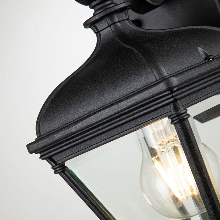 Elstead BAYVIEW-2S-BK Bayview 1 Light Small Wall Lantern Black