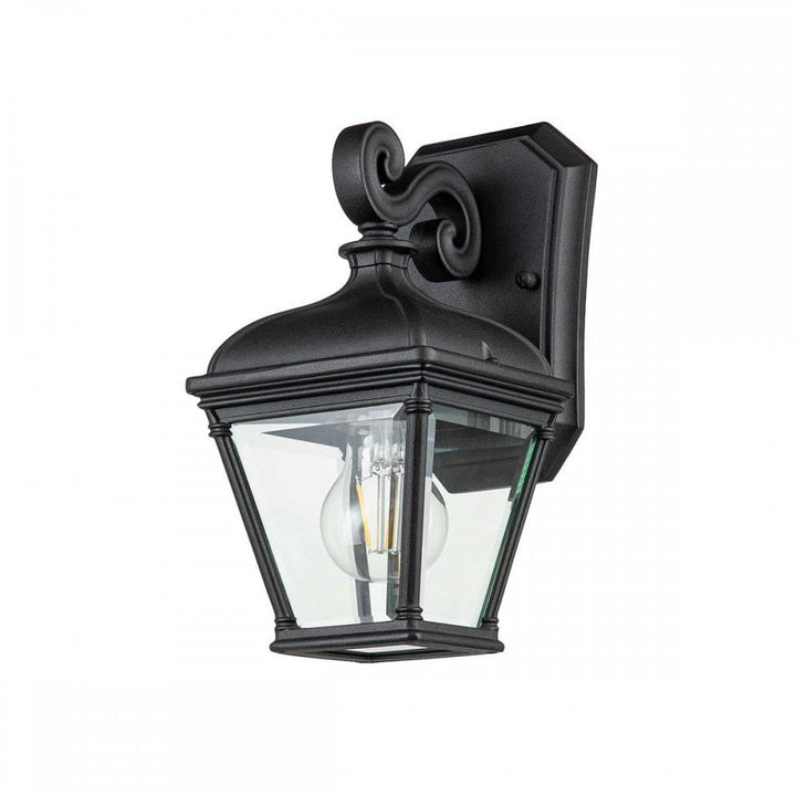 Elstead BAYVIEW-2S-BK Bayview 1 Light Small Wall Lantern Black