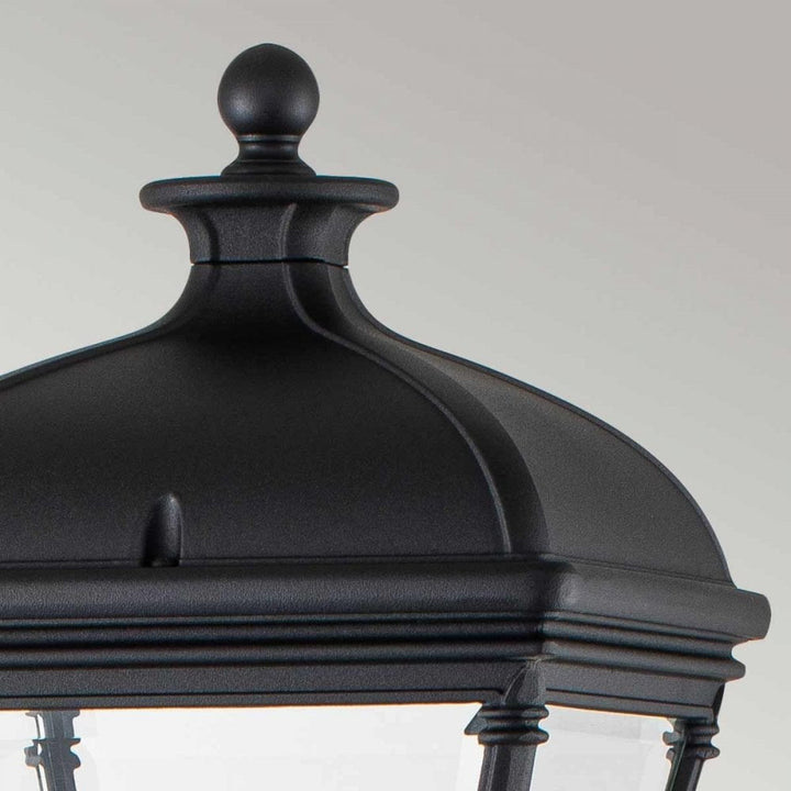 Elstead BAYVIEW-4M-BK Bayview 1 Light Medium Pillar Lantern Black