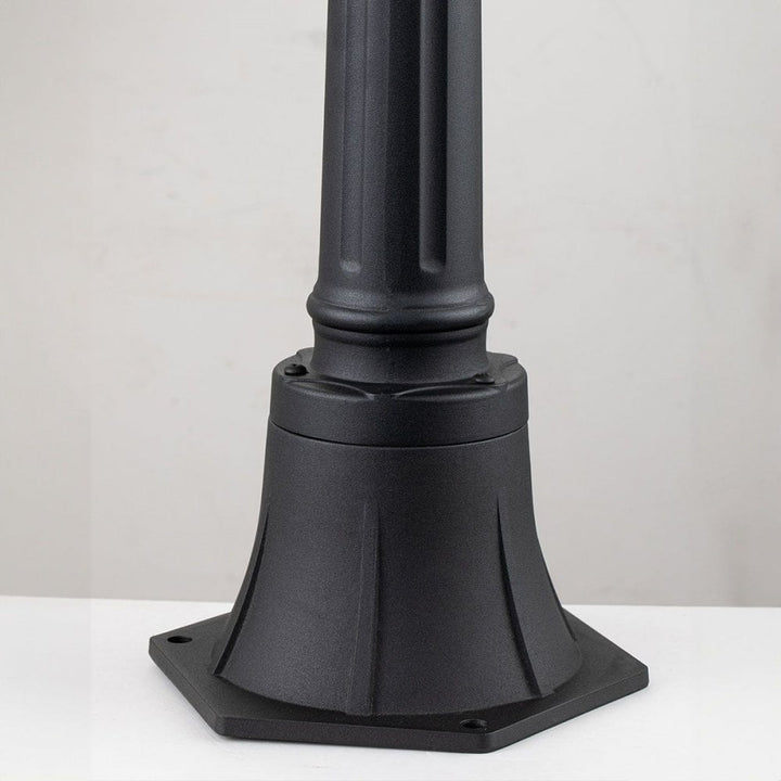 Elstead BAYVIEW-4M-BK Bayview 1 Light Medium Pillar Lantern Black