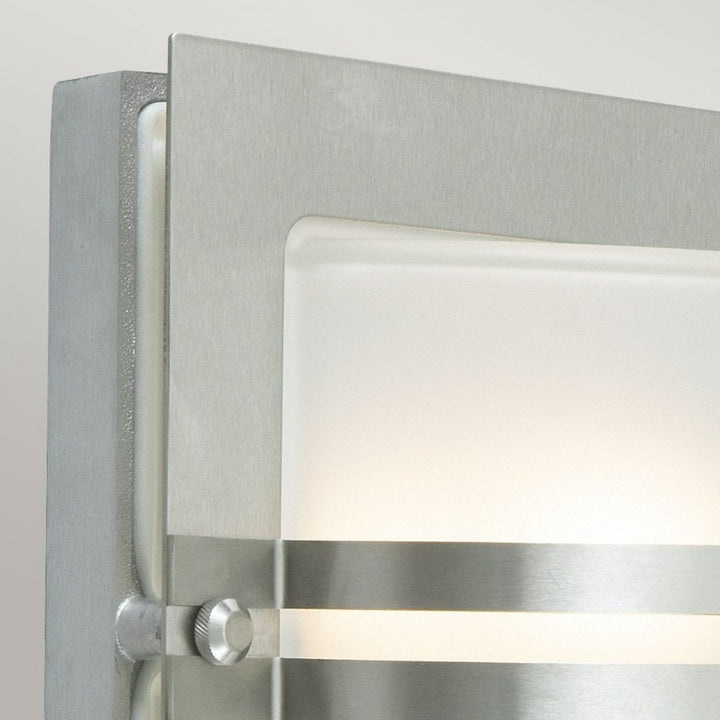 Norlys BERN-E27-S-S-F Bern 1 Light Wall Lantern Stainless Steel With Frosted Glass