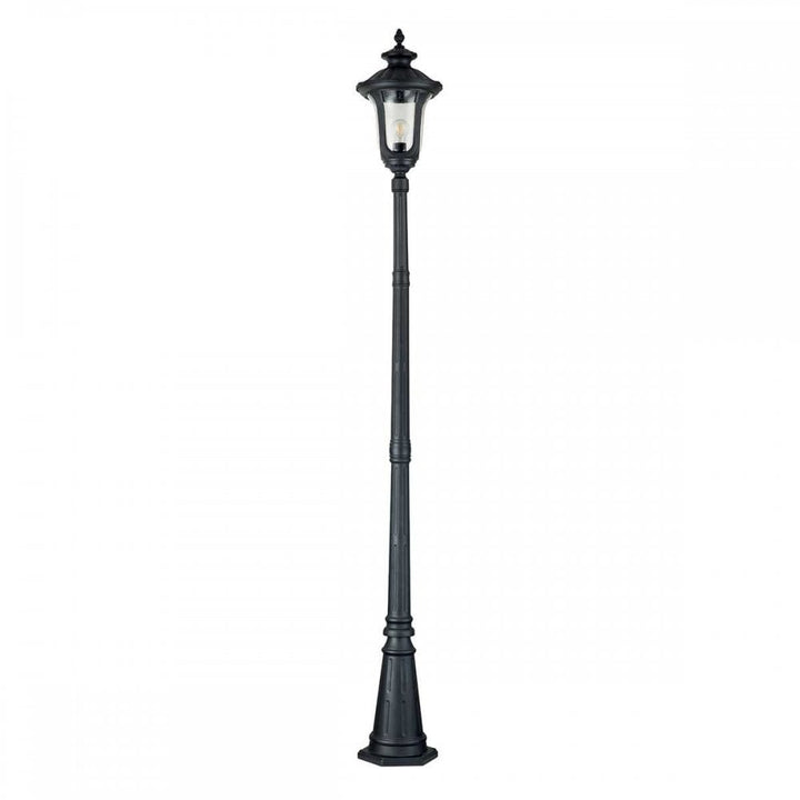 Elstead CC5-M-BK Chicago 1 Light Single Head Lamp Post Textured Black