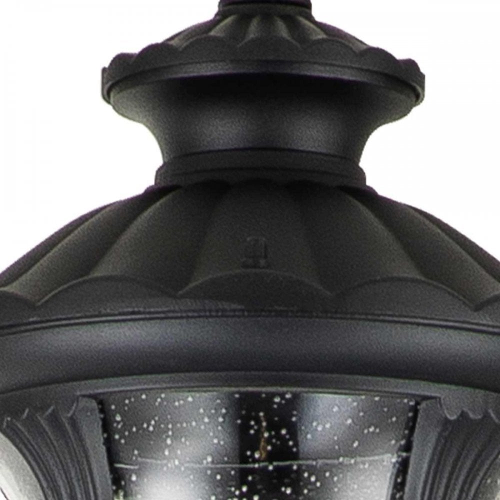 Elstead CC5-M-BK Chicago 1 Light Single Head Lamp Post Textured Black