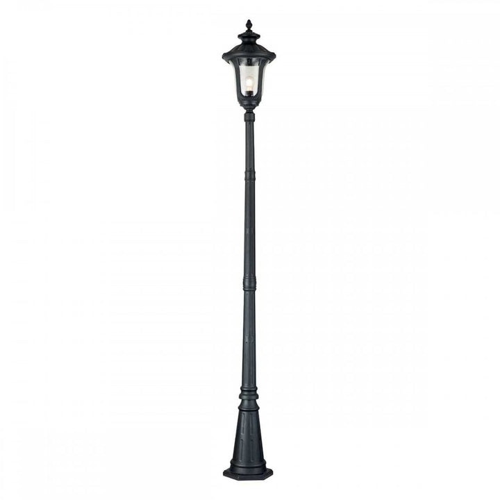 Elstead CC5-M-BK Chicago 1 Light Single Head Lamp Post Textured Black