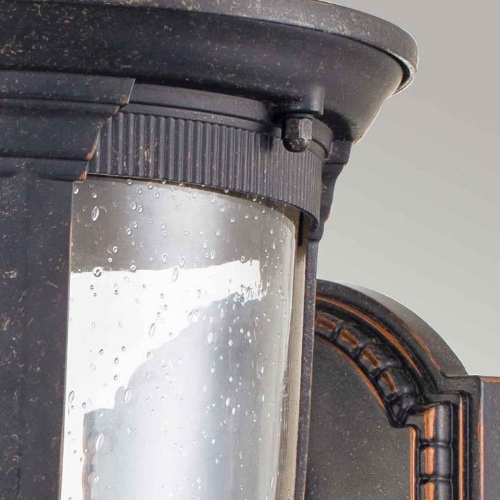 Elstead CL1-M Cleveland 1 Light Medium Wall Lantern Weathered Bronze