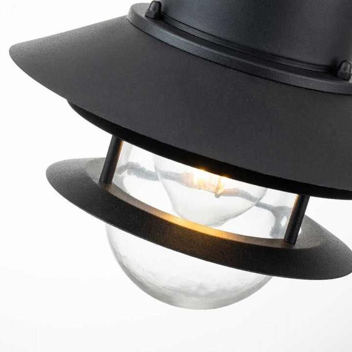 Elstead COPENHAGEN8-BK Copenhagen 1 Light Chain Lantern Black