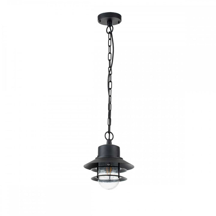 Elstead COPENHAGEN8-BK Copenhagen 1 Light Chain Lantern Black