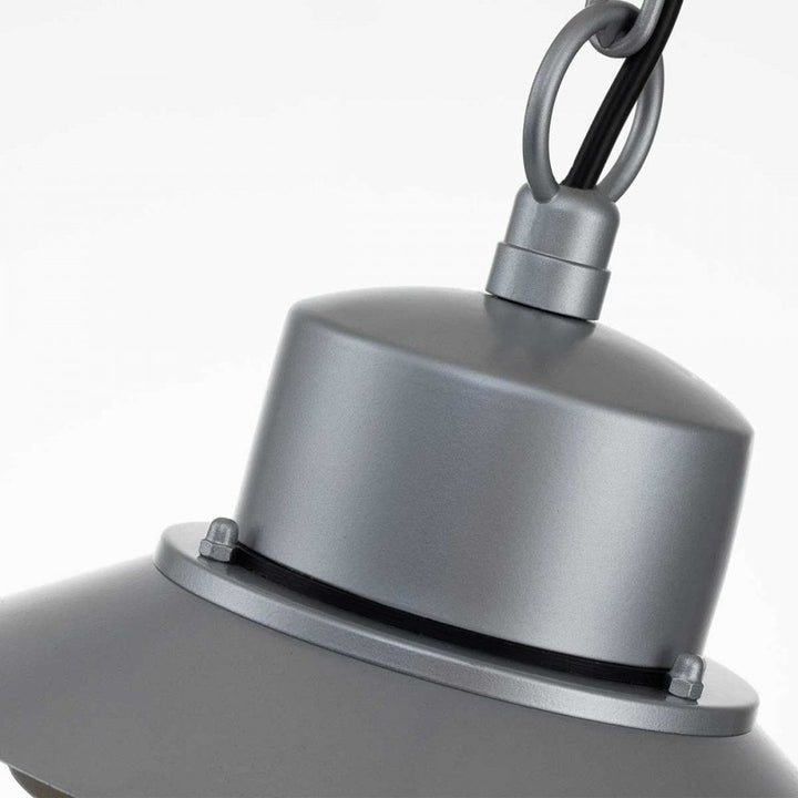 Elstead COPENHAGEN8-SIL Copenhagen 1 Light Chain Lantern Silver