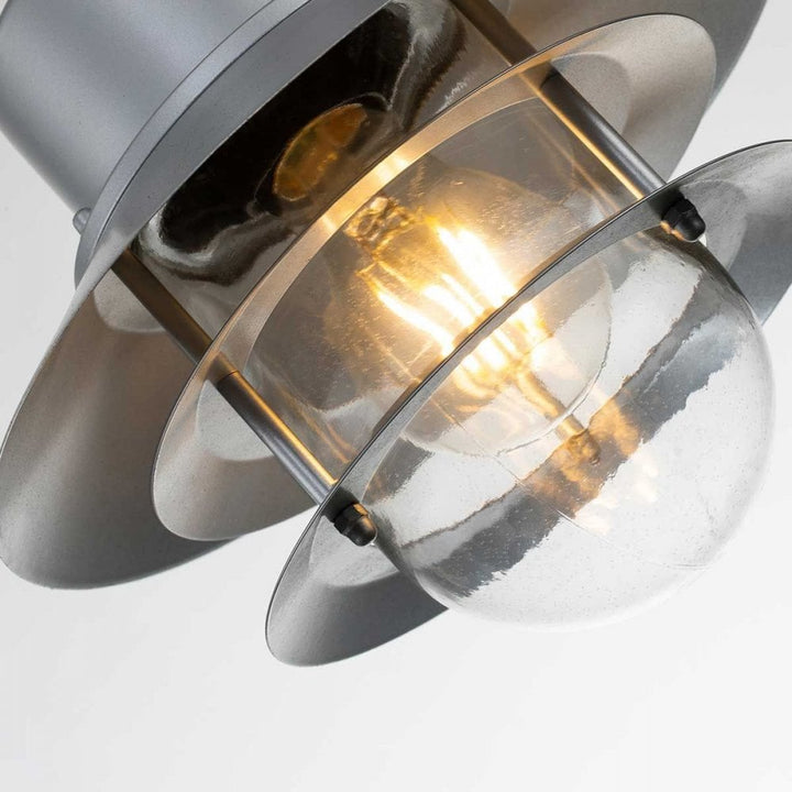 Elstead COPENHAGEN8-SIL Copenhagen 1 Light Chain Lantern Silver