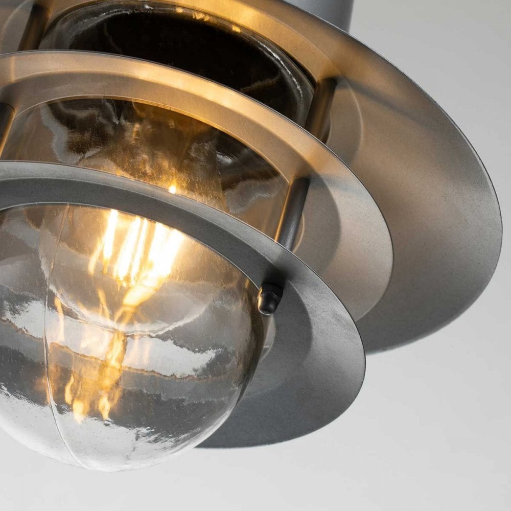 Elstead COPENHAGEN8-SIL Copenhagen 1 Light Chain Lantern Silver