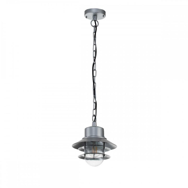 Elstead COPENHAGEN8-SIL Copenhagen 1 Light Chain Lantern Silver