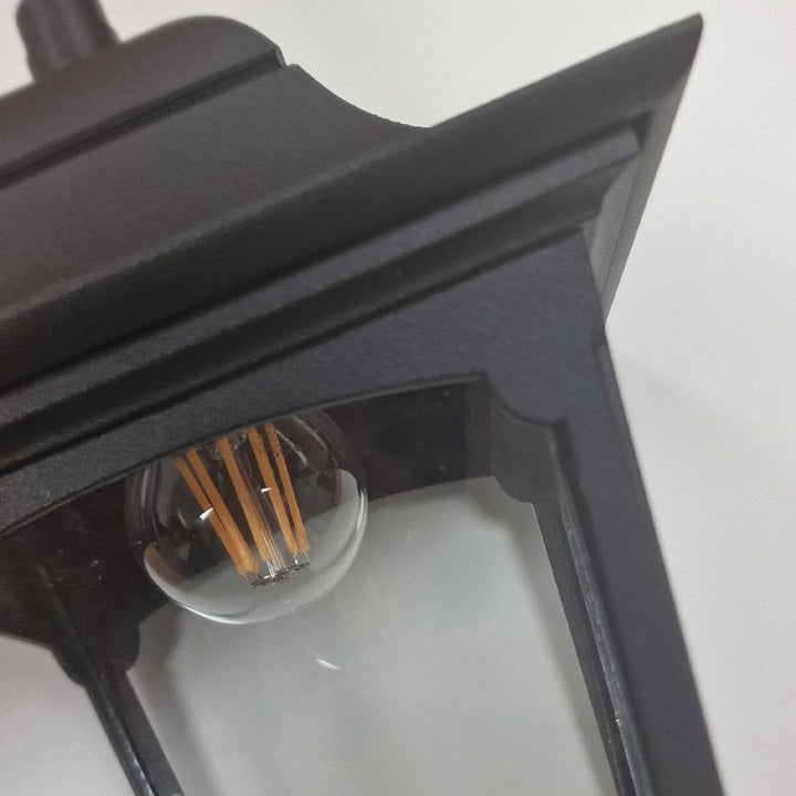Elstead CP9-BLACK Chapel 1 Light Chain Lantern Black