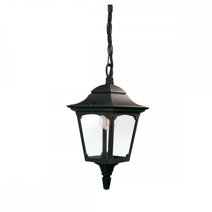 Elstead CPM9-BLACK Chapel 1 Light Mini Chain Lantern Black