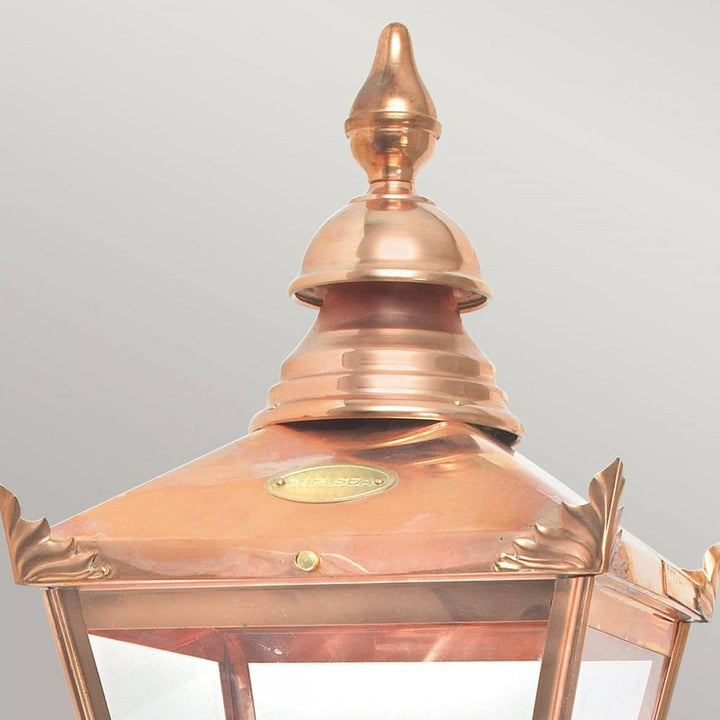 Norlys CS1-COPPER Chelsea 1 Light Wall Lantern Copper