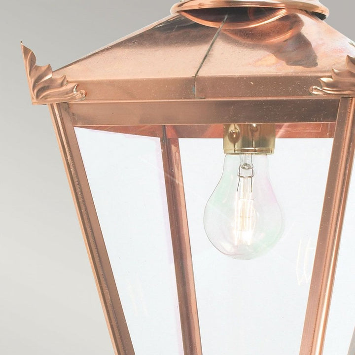 Norlys CS2-COPPER Chelsea 1 Light Down Wall Lantern Copper